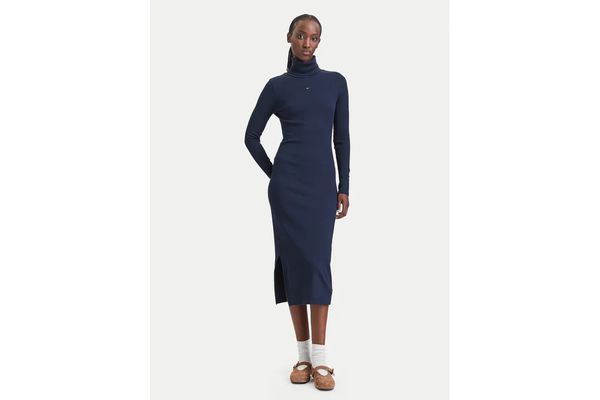 Γυναικείο Ζιβάγκο Φόρεμα Navy Μπλε Tommy Jeans DW0DW23320-C1G