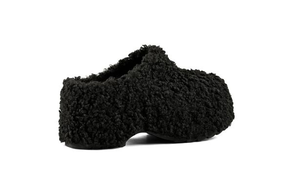 Γυναικεία Teddy Fur Clog Μαύρα Colors Of California HC SIERRA02-BLACK
