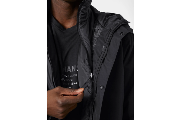 Ανδρικό Juell 3-In-1 Μπουφάν Μαύρο Helly Hansen 53679-990