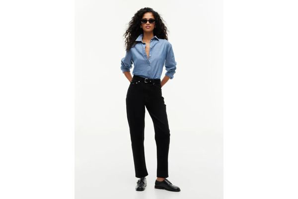 Γυναικείο 90's Mom Τζιν Μαύρο Tommy Jeans DW0DW23569-1BZ