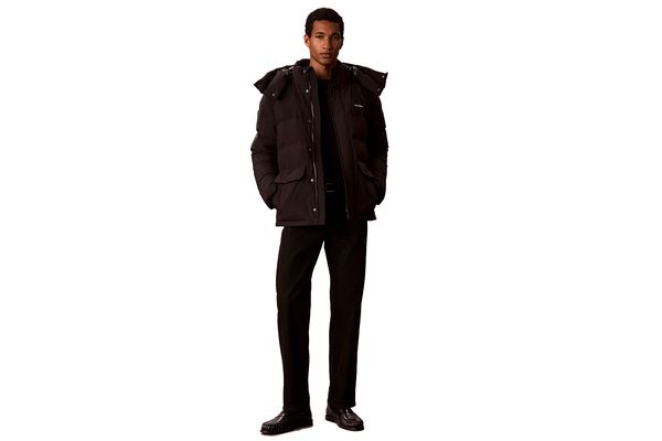Ανδρικό Μπουφάν Μαύρο Calvin Klein LV04LH506G-UB1