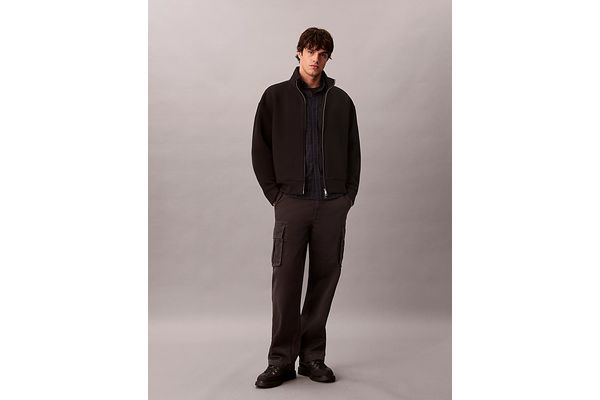 Ανδρική Ζακέτα Μαύρη Calvin Klein LV04LH225G-UB1