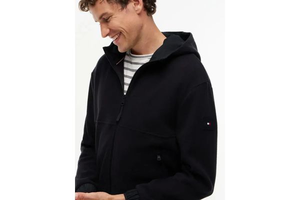 Ανδρική Ζακέτα Μαύρη Tommy Hilfiger MW0MW44680-BDS