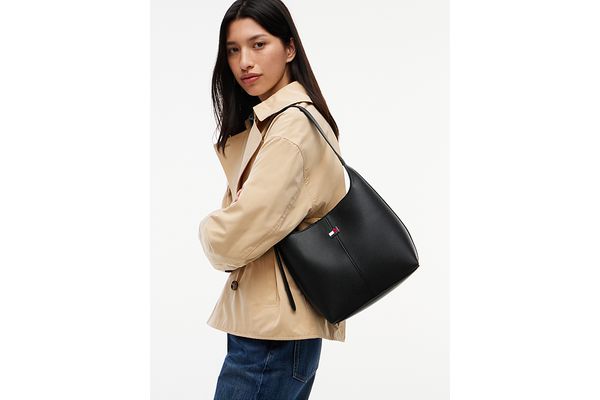 Γυναικεία City Hobo Τσάντα Μαύρη Tommy Jeans AW0AW19062-BDS