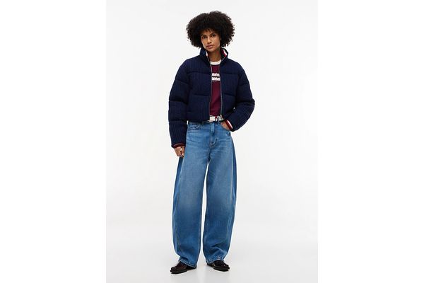 Γυναικείο Puffer Μπουφάν Navy Μπλε Tommy Jeans DW0DW23416-C1G