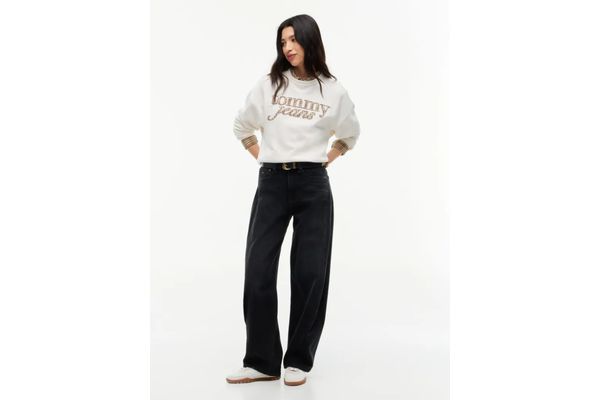 Γυναικείο Boxy Φούτερ Εκρού Tommy Jeans DW0DW23304-YBH