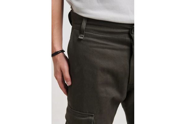Ανδρικό Cargo Παντελόνι Χακί Royal Denim RIVOLI2381-KHAKI