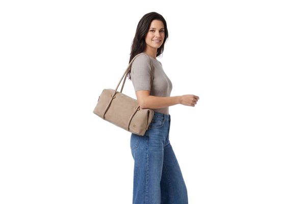 Γυναικεία Briony S Duffle Τσάντα Ώμου Μπεζ HUGO 50573266-912