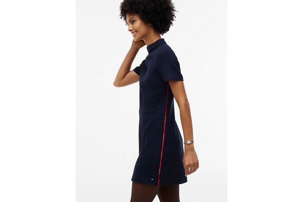 Γυναικείο Κοντομάνικο Φόρεμα Navy Μπλε Tommy Hilfiger WW0WW51783-C1G