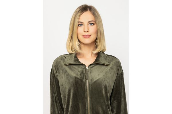 Γυναικεία Timora Ζακέτα Λαδί Heavy Tools T06033-OLIVE