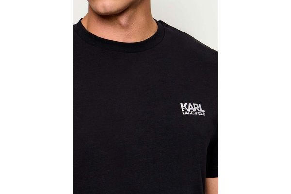 Ανδρικό T-shirt Μαύρο Karl Lagerfeld 755781 564235-910