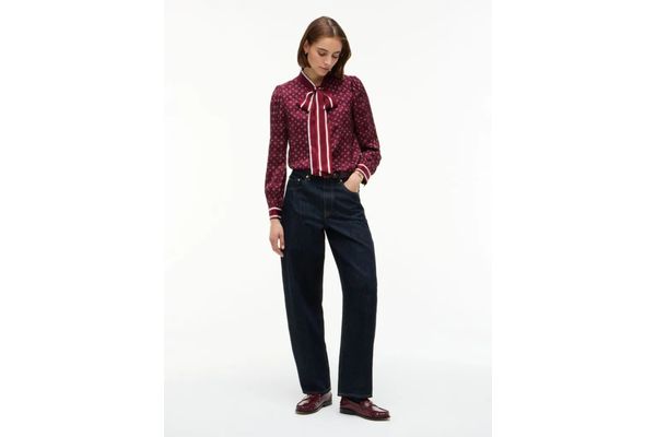 Γυναικείο Πουκάμισο Μπορντό Tommy Hilfiger WW0WW52238-0KR