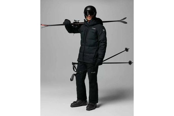 Ανδρικό Glacier Ridge Down Μπουφάν Μαύρο Columbia 2134761-010