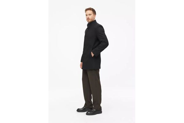 Ανδρικό Παλτό Μαύρο S.Oliver 2180876-9999