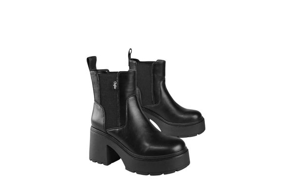 Γυναικεία Mila Chelsea Μποτάκια Μαύρα Buffalo BUF1220083-BLACK