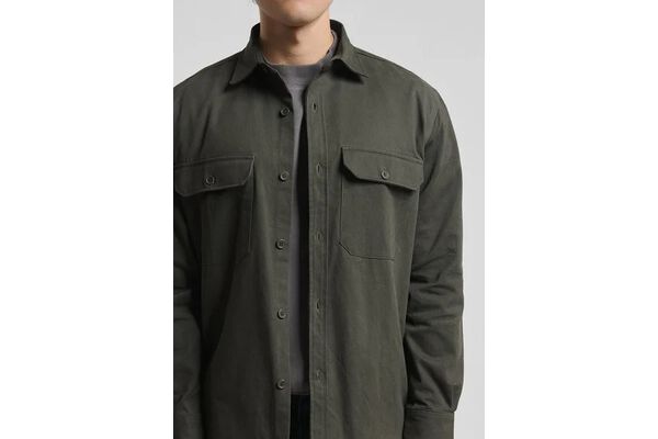 Ανδρικό Overshirt Χακί Royal Denim SKIVE5159-KHAKI
