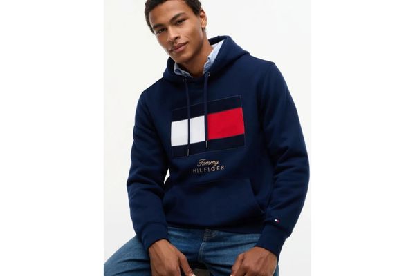 Ανδρικό Φούτερ Μπλε Tommy Hilfiger MW0MW45189-DCC
