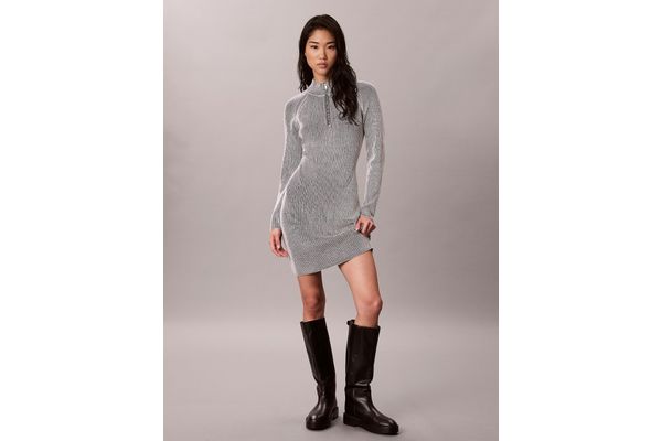 Γυναικείο Μακρυμάνικο Φόρεμα Calvin Klein LV047H376G-UB1