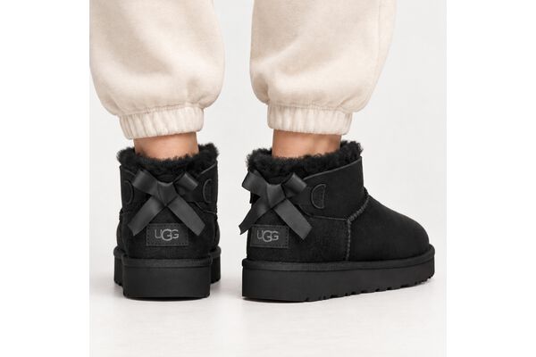 Γυναικεία Ultra Mini Bailey Bow Μποτάκια Μαύρα UGG 1185491-BLK