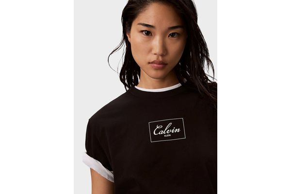 Γυναικείο T-shirt Μαύρο Calvin Klein LV047H811G-UB1
