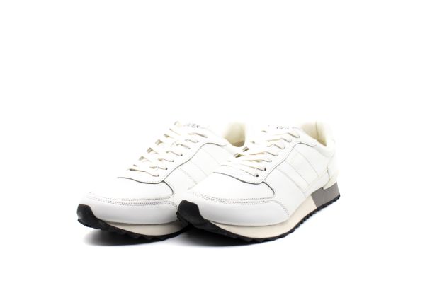 Ανδρικά Δερμάτινα Padova Sneakers Λευκά Padova Sneakers Λευκά Guess FM6PDVLEA12-WHITE