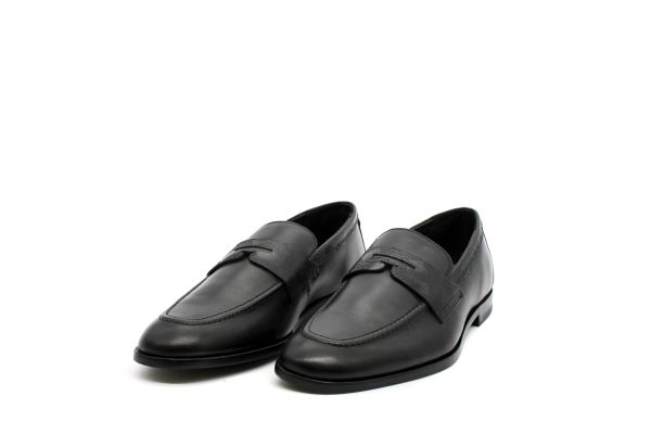 Ανδρικά Δερμάτινα Adlerc Loafers Μαύρα Ted Baker 269465-BLACK