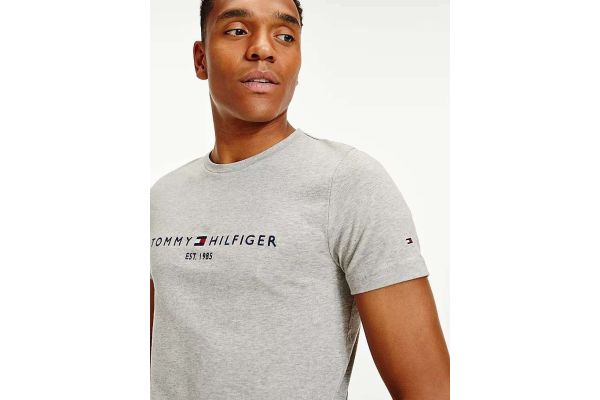 Ανδρικό T-shirt Γκρι Tommy Hilfiger MW0MW11465-501