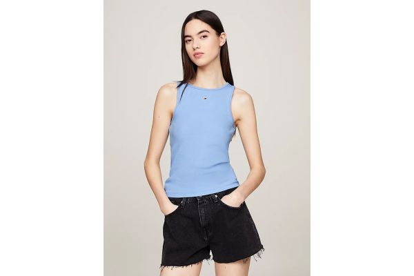 Γυναικείο Essential Αμάνικο Τοπ Γαλάζιο Tommy Jeans DW0DW17382-C3S