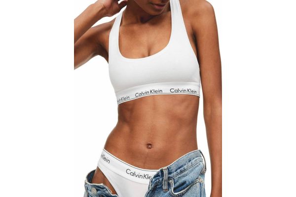 Γυναικείο Σουτιέν Λευκό Calvin Klein 0000F3785E-100