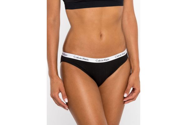 Γυναικεία Σλιπ 3 Τεμαχίων Μαύρα Calvin Klein 000QD3588E-001