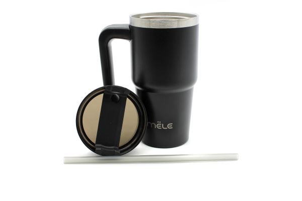 Ποτήρι Θερμός 600ml Μαύρο Mele M200-BLACK