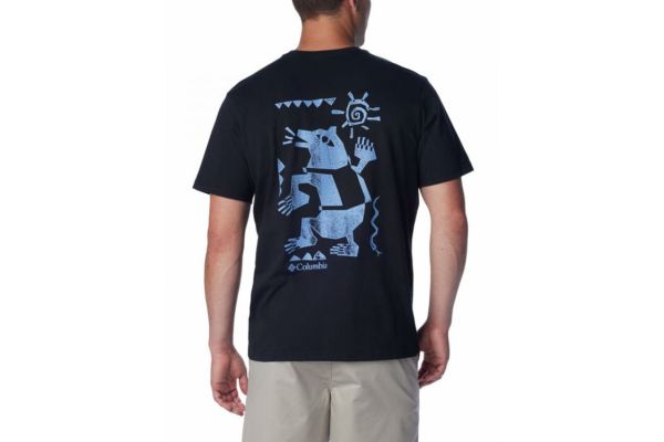 Ανδρικό Explorers Canyon Back T-shirt Μαύρο Columbia 2036451-013