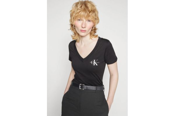 Γυναικείο Monologo T-shirt 2 Τεμαχίων Μαύρο Calvin Klein J20J223447-BEH