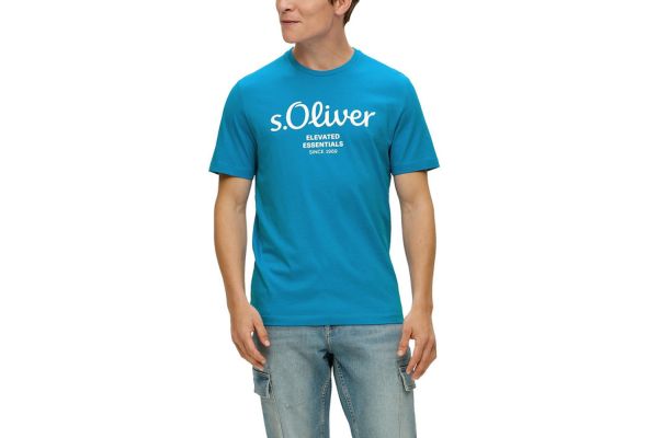 Ανδρικό T-shirt Μπλε S.Oliver 2141458-62D1