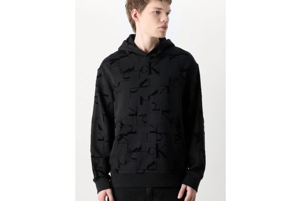 Ανδρικό Φούτερ Μαύρο Calvin Klein J30J325642-0GK