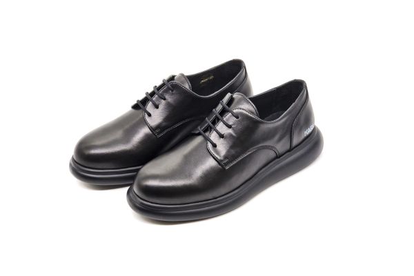 Ανδρικά Δερμάτινα Παπούτσια Μαύρα Karl Lagerfeld KL22330-00X BLACK