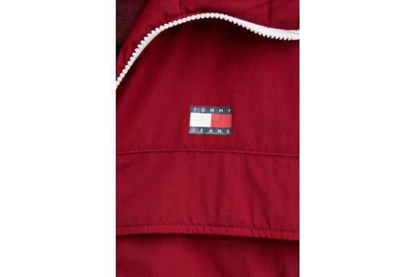 Ανδρικό Chicago Αντιανεμικό Μπουφάν Μπορντό Tommy Jeans DM0DM18908-XKG