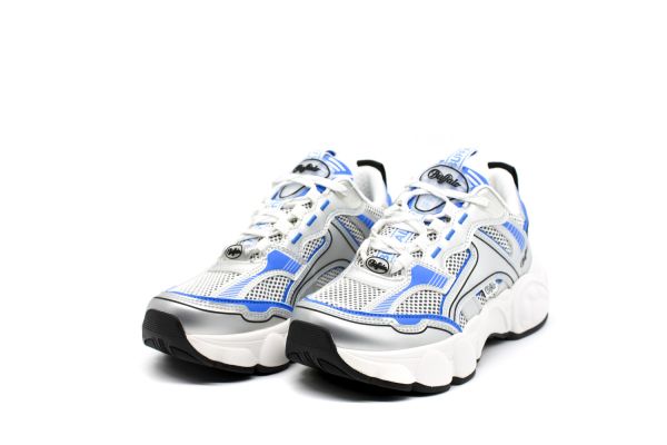 Γυναικεία CLD Run Jog Sneakers Ασημί Buffalo BUF1636184-SILVER WHITE BLUE