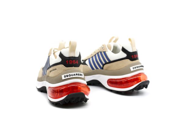 Ανδρικά Δερμάτινα Bubble Sneakers Μπεζ Dsquared2 SNM037901501210-M3003