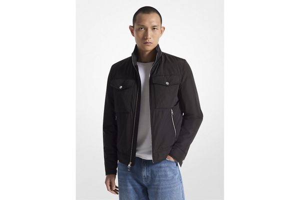 Ανδρικό Bomber Μπουφάν Μαύρο Michael Kors CF4207U67F-001