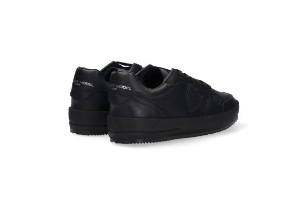 Ανδρικά Δερμάτινα Nice Sneakers Μαύρα Philippe Model VNLUV004-NOIR NOIR