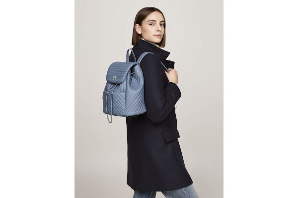 Γυναικείο Σακίδιο Πλάτης Μπλε Tommy Hilfiger AW0AW17014-C0Z