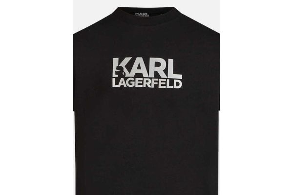 Ανδρικό T-shirt Μαύρο Karl Lagerfeld 755087 544235-910
