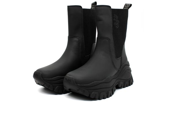 Γυναικείες Lola Chelsea Μπότες Μαύρες Buffalo BUF1220054-BLACK