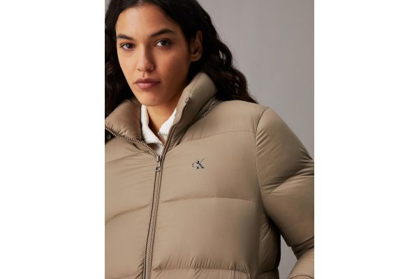 Γυναικείο Puffer Μπουφάν Μπεζ Calvin Klein J20J223571-PAV