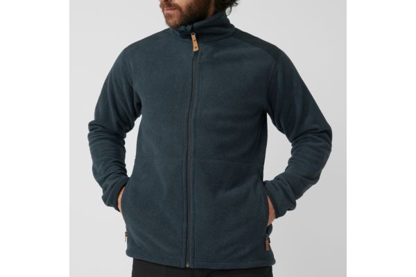 Ανδρική Sten Fleece Ζακέτα Navy Μπλε Fjallraven 81765-555 DARK NAVY