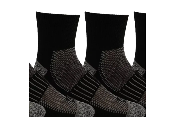 Ανδρικές Fashion Κάλτσες Μαύρες 6 Ζεύγη Columbia C1182-BLACK