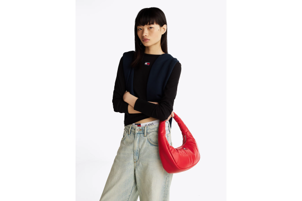 Γυναικεία Τσάντα Ώμου Κόκκινη Tommy Jeans AW0AW16977-XME