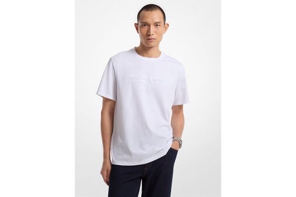 Ανδρικό T-shirt Λευκό Michael Kors CF4529H1V2-100