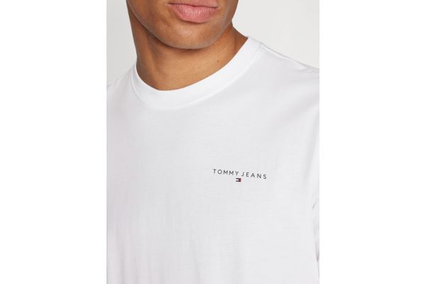 Ανδρικό T-shirt Λευκό Tommy Jeans DM0DM21188-YBL